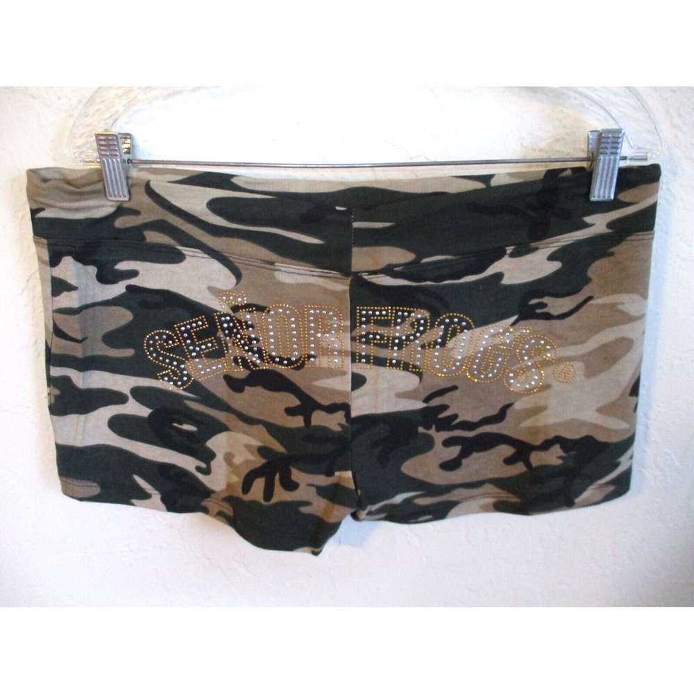 Senor Frogs Camo Short Shorts Size L/XL NWOT